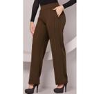 Calça Pantalona Feminina Cintura Alta Com Elástico Cintura Calça Pantalona Feminina Cintura Alta Com Elástico Cintura