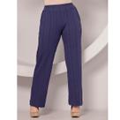 Calça Pantalona Feminina Cintura Alta Com Elástico Cintura