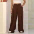Calça Pantalona Feminina Com Prega Bolso Embutido Revanche Saskatoon