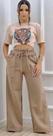 Calça Pantalona Feminina Moletom Wideleg Moda Gringa Cintura Alta Bolso Flanelada Grossa Inverno Frio Roupa Feminina Calça Pantalona Feminina Moletom Wideleg Moda Gringa Cintura Alta Bolso Flanelada Grossa Inverno Frio Roupa Feminina