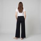 Calça Pantalona Feminina Praia Poliéster Leve Patra Cor:PretoTamanho:GG Calça Pantalona Feminina Praia Poliéster Leve Patra Cor:PretoTamanho:GG