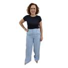 Calça Pantalona Feminina Social Larga Trabalho Escritorio Calça Pantalona Feminina Social Larga Trabalho Escritorio