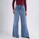 Calça Pantalona Jeans Feminina Revanche Luanda