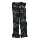 Calça Pantalona - Lese Lycra Preta Borboletas