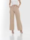 Calça Pantalona Linho Feminina Cintura Alta Com bolso na frente e ziper moda lançamento soltinha confortavel