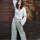 Calça Pantalona Linho