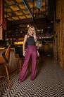 Calça Pantalona Lurex Calça Pantalona Lurex