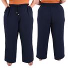 Calça Pantalona Plus SIze Feminina Cintura Alta Dunas Tendencia Calça Pantalona Plus SIze Feminina Cintura Alta Dunas Tendencia