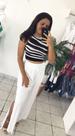 Calça pantalona viscolinho Calça pantalona viscolinho