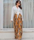 Calça pantalona viscose