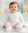 CALÇA para BEBÊ EM VELUDO G 6 a 9 meses