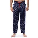Calça Pijama Masculina IZOD Lite Touch Fleece, Marinho/Barco, Extra Grande