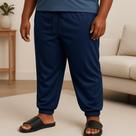 Calça Pijama Perna Larga Balão Elástico na Bainha Dry Fit Plus Size Extra Grande