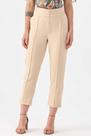 Calça PKS Alfaiataria Capri Bege