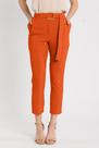 Calça PKS Alfaiataria com Cinto Laranja