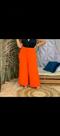 Calça plus size cor laranja