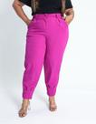 Calça Plus Size Feminina Alfaiataria Cenoura Cintura Alta Modena Moda Elegante Social Trabalho Calça Plus Size Feminina Alfaiataria Cenoura Cintura Alta Modena Moda Elegante Social Trabalho
