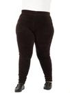 Calça Plus Size Feminina Anistia Fusô Veludo Cotele Elastano Calça Plus Size Feminina Anistia Fusô Veludo Cotele Elastano