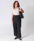 Calça Plus Size Reta Feminina Alfaiataria Marisa Preto-52735