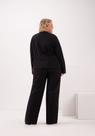 Calça Plus Size Wide Leg Com Zíper Em Veludo Lunender 69194