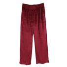 Calca plush fem w26v101c b+ vinho gg