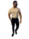Calça Preta Masculina Modelo Alfaiataria