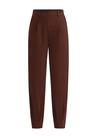 Calça PRETTYGARDEN 2025 Cintura Alta Comprimento Tornozelo Café XXL