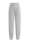 Calça PRETTYGARDEN 2025 Cintura Alta Comprimento Tornozelo Cinza XL