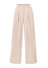 Calça PRETTYGARDEN Pantalona Cintura Alta Bege XXL Calça PRETTYGARDEN Pantalona Cintura Alta Bege XXL