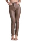 Calça Resinada Sawary Cigarrete - 283224 - Marrom 40