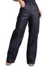 Calça Resinada Sawary Wide Leg -282589 - Pretobrbr 36
