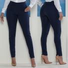 Calça Reta Feminina Azul Marinho MULHER BRASIL Calça Reta Feminina Azul Marinho MULHER BRASIL
