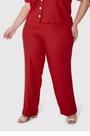 Calça Reta Feminina Plus Size em Viscolinho - Malwee