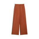 Calça Reta Feminina Vintage de Cintura Alta - Zíper Frontal e Design Chique