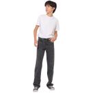 Calça reta jeans marmorizada masculina juvenil menino modinha estilo coreano kpop do 10 ao 16