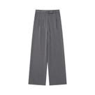 Calça Reta Vintage de Cintura Alta com Zíper - Calças Compridas Willshela
