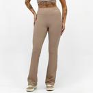 Calça Rosa Bella Flare Canelada Feminina
