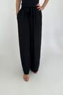 Calça ruby wide leg preta 100% viscose feminino 22012-1