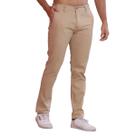 Calça Sarja Bolso Embutido Bolso Faca Sport Fino Social Masculino