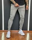 Calça sarja champagne com elastano 42
