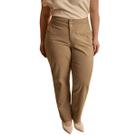 Calça Sarja Feminina Reta Plus Size Chapa Barriga Lunender