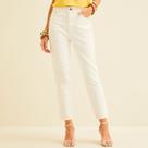 Calça Sarja Forum Lola Ve26 Off White Feminino