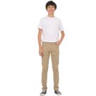calça sarja juvenil masculina caqui versátil dia a dia casual elegante calça sarja juvenil masculina caqui versátil dia a dia casual elegante