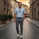 Calça Sarja Masculina Calca Masculino Com Lycra Elastano Modelo Esporte Fino