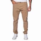 Calça Sarja Masculina Gangster Reta Caqui Calça Sarja Masculina Gangster Reta Caqui