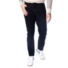 Calça Sarja Masculina Gangster Slim Cintura Média Preto