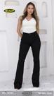 Calça Sarja preta Flare, Mulheres Altas, Ri19 SKU 040154 Calça Sarja preta Flare, Mulheres Altas, Ri19 SKU 040154