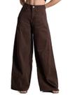 Calça Sarja Sawary Balloon - 283230 - marrombr 42