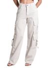 Calça Sarja Sawary Wide Leg - 280482 - bege 42