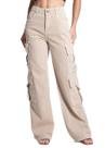Calça Sarja Sawary Wide Leg - 282160 - CAQUI CLARO 40